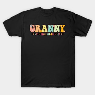 Granny Est 2024 Granny To Be Gifts New Granny Pregnancy T-Shirt